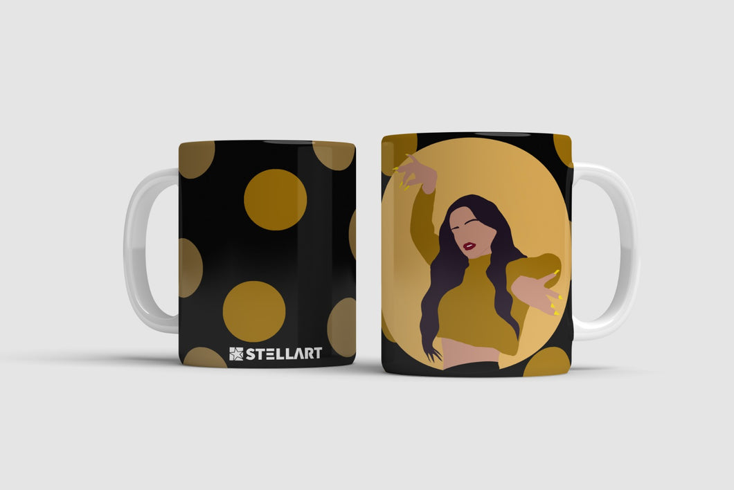 Taza Rosalía gold